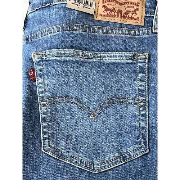 Levi's Women's 721 High Rise Skinny Leg Factory Distressed Stretch Jeans… - Picture 9 of 13